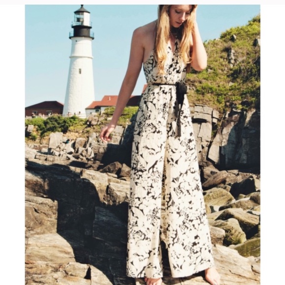 Anthropologie Pants - Silk jumpsuit NWT